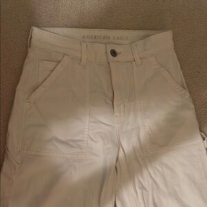 American Eagle Outfitters High Rise Jeans - Cream